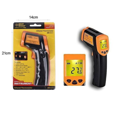 Smart Sensor Θερμόμετρο υπερύθρων χειρός AR360A+ - Infrared Thermometer - Image 6