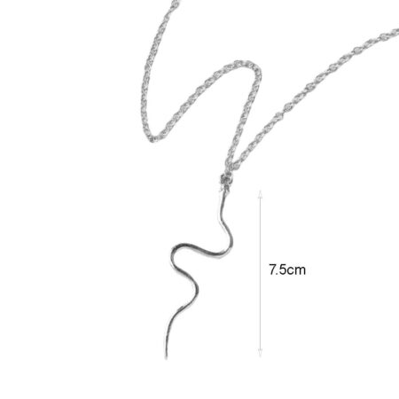 Γυναικείο Ατσάλινο Κολιέ Φίδι – Women’s Steel Necklace - Image 2