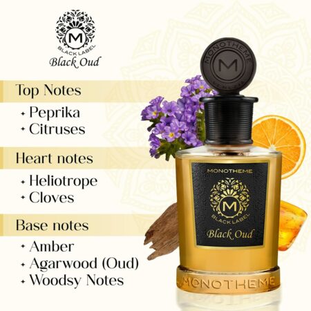 Άρωμα Unisex Monotheme Venezia BLACK LABEL Black Oud EDP 100 ml - Image 4