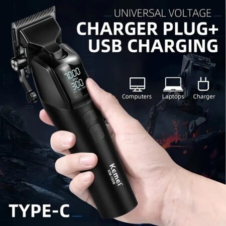 Kemei Κουρευτική Μηχανή KM-1858 - Hair clipper professional - Image 3