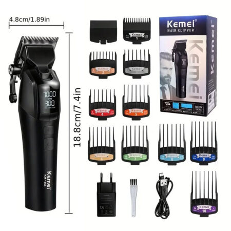 Kemei Κουρευτική Μηχανή KM-1858 - Hair clipper professional - Image 5