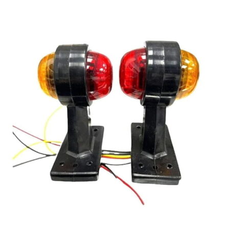 Ζευγάρι Φώτα Όγκου LED Πορτοκαλί-Κόκκινο - LED Volume Lights Orange - Red - Image 3