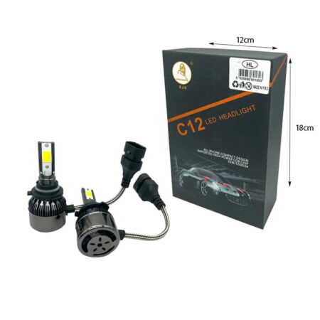 EJC Λάμπα αυτοκινήτου 9005/HB3 6000Κ- C12 LED headlight - Image 3