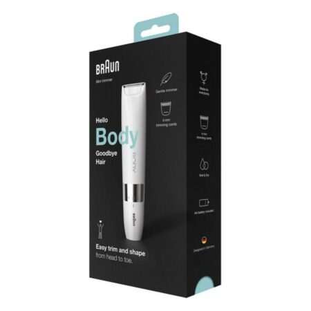 Ηλεκτρική Συσκευή Αφαίρεσης Μαλλιών Braun BS1000 Λευκό Για άνδρες και γυναίκες Μαλακό - Image 4