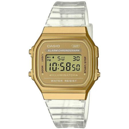 Unisex Ρολόγια Casio VINTAGE COLLECTION - TRANSPARENT BAND - GOLD - Image 2