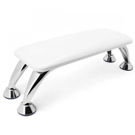 Arm rest manicure με χώρο υποδοχής συσκευής πολυμερισμού - Manicure leather and pillow hand rest - Image 3