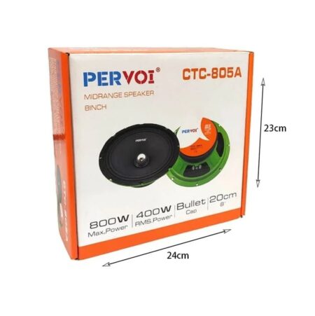 PerVoi Ηχείο Αυτοκινήτου Midrange 20cm 800W CTC-805A - Drive Midrange Car Speaker - Image 5