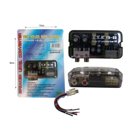 TSK TD-22 μετατροπέας ήχου αυτοκινήτου - Speaker level converter - Image 3