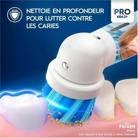 Ηλεκτρική οδοντόβουρτσα Oral-B D100 KIDS Μαύρο Μαύρο/Γκρι - Image 7