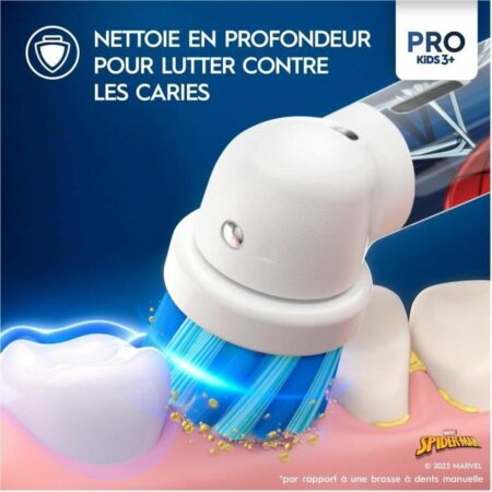 Ηλεκτρική οδοντόβουρτσα Oral-B D100 KIDS Μπλε Πολύχρωμο - Image 7