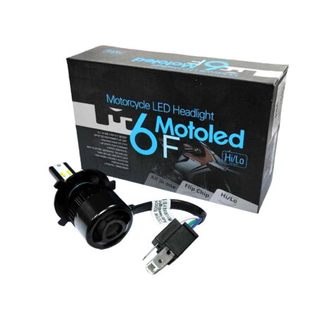 Φως Μηχανής LED 6F Hi/Lo Λευκό Χρώμα  M6C H4 1τμχ - Motorcycle LED Headlight Motoled