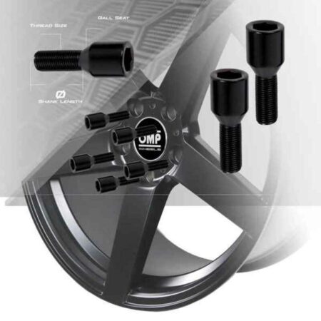 Κιτ βιδών OMP OMPS09621201 M12 x 1,25 Μαύρο - Image 2