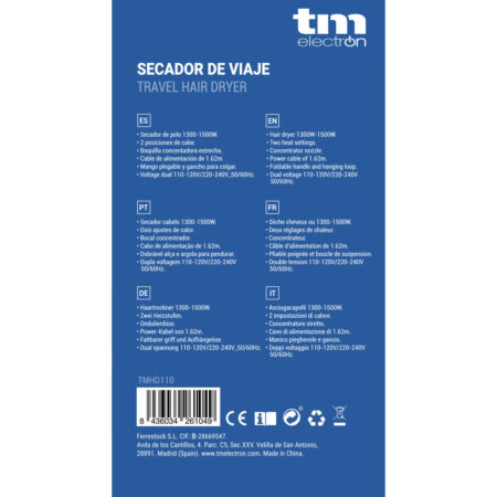 Πιστολάκι TM Electron 1500 W - Image 2