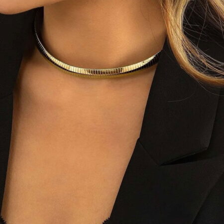 Γυναικείο Ατσάλινο Κολιέ Chocker– Women’s Steel Necklace - Image 2