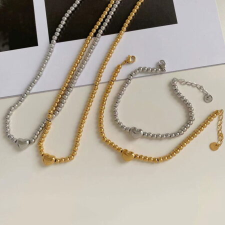 Γυναικείο Ατσάλινο Κολιέ Σε Χρυσό Χρώμα– Women’s Steel Necklace
