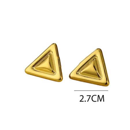 Γυναικεία Ατσάλινα Σκουλαρίκια  - Women&apos;s -Shaped Steel Earrings - Image 4