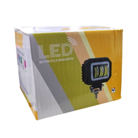 Προβολάκι Μηχανής Led 1τμχ 12-80V λεύκο φως - Motorcycle headlight - Image 3
