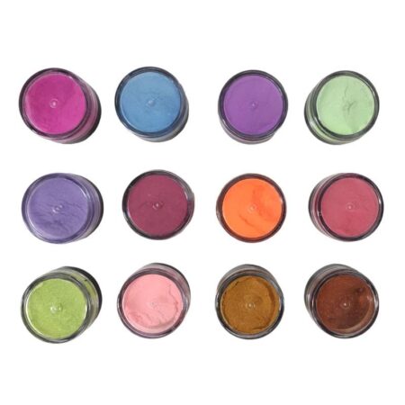 Σκόνη νυχιών σετ 12 διαφορετικά χρώματα - Nail powder - Image 2