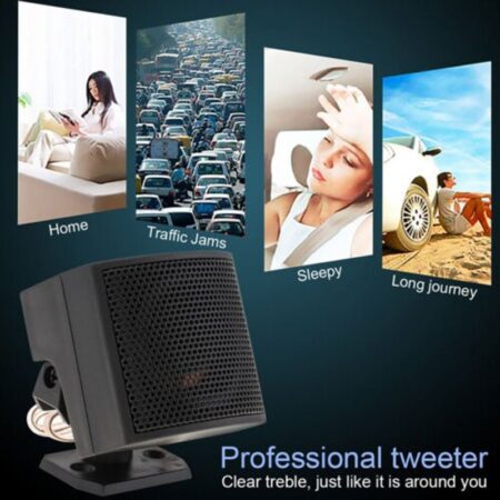 Pervoi Σετ Mini Tweeter Ηχεία Αυτοκινήτου 500W CTC-029 μαύρο 2τμχ - Car Mini Tweeter speakers - Image 5