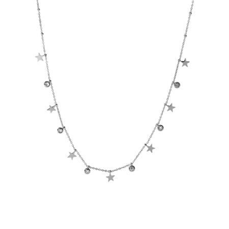 Γυναικείο Ατσάλινο Κολιέ Με Αστεράκια – Women’s Steel Necklace